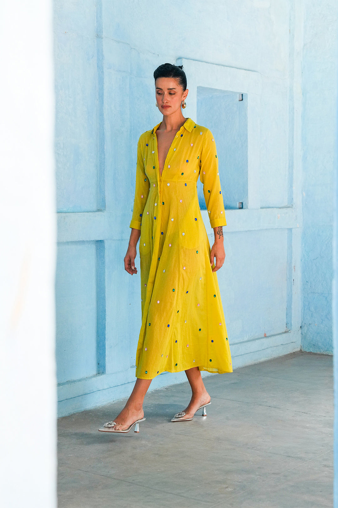 Saffron dress