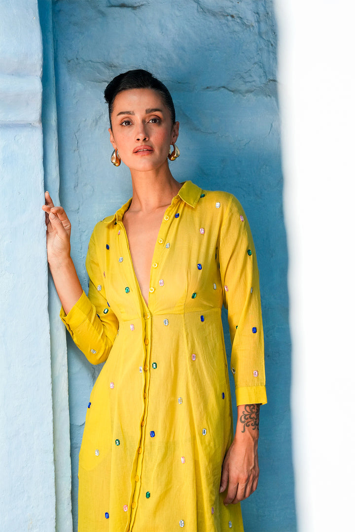 Saffron dress