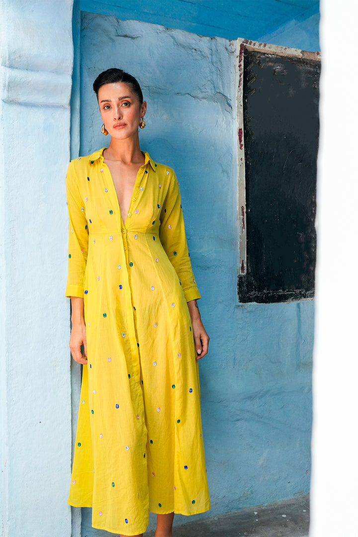 Saffron dress