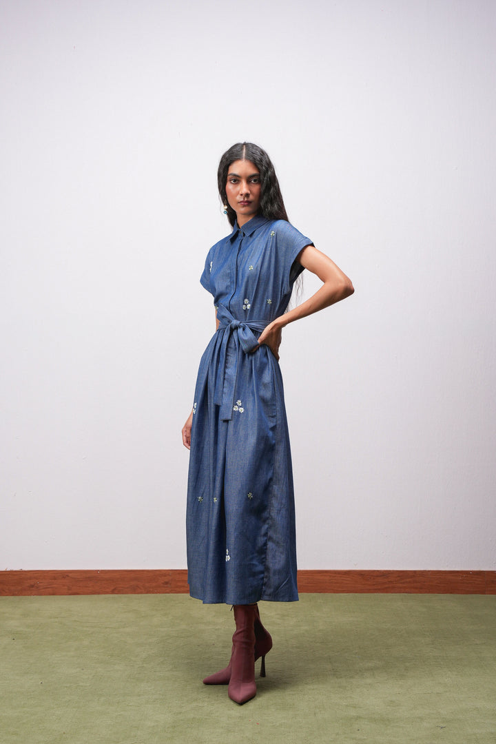 Celestial Shirt Dress