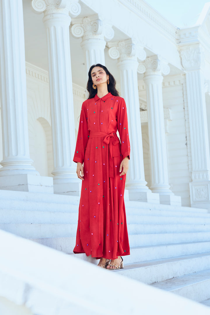 Scarlet dress