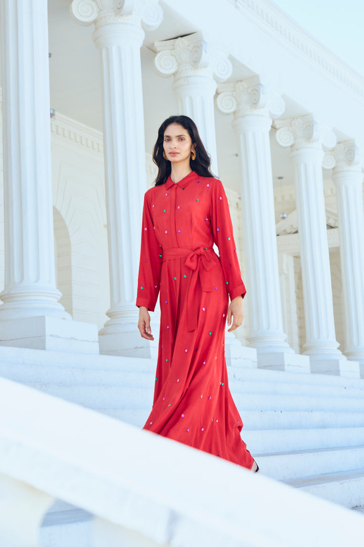 Scarlet dress