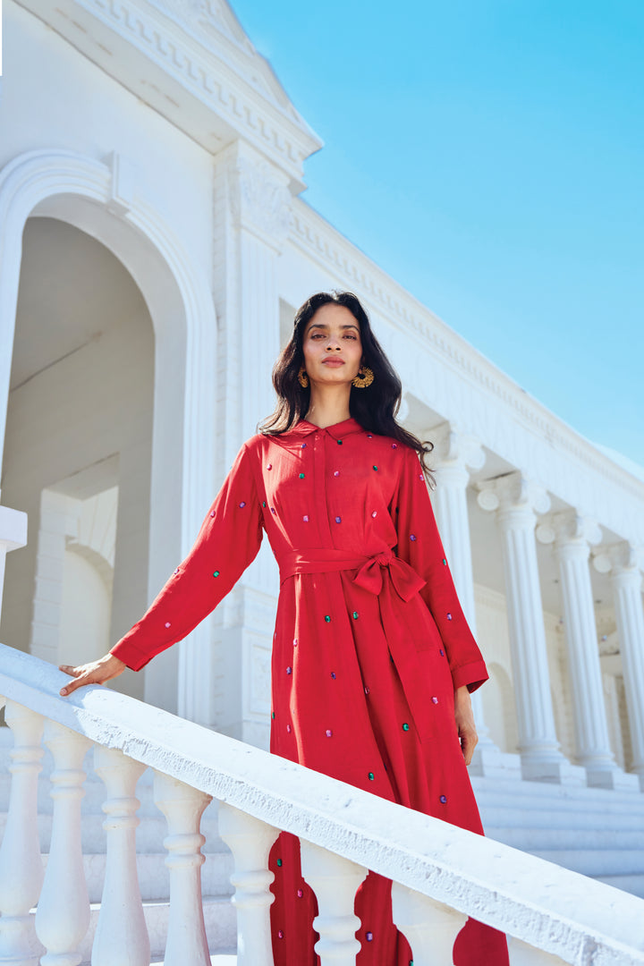 Scarlet dress