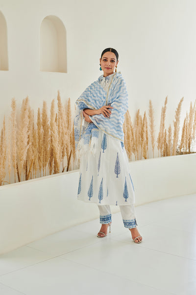 Pankhi Pintuck Kurta