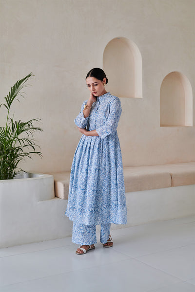 Mogra Collared Kurta