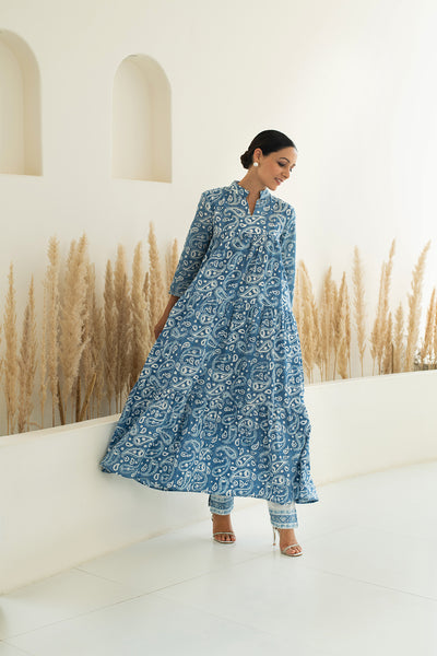 Neelam Tiered Kurta