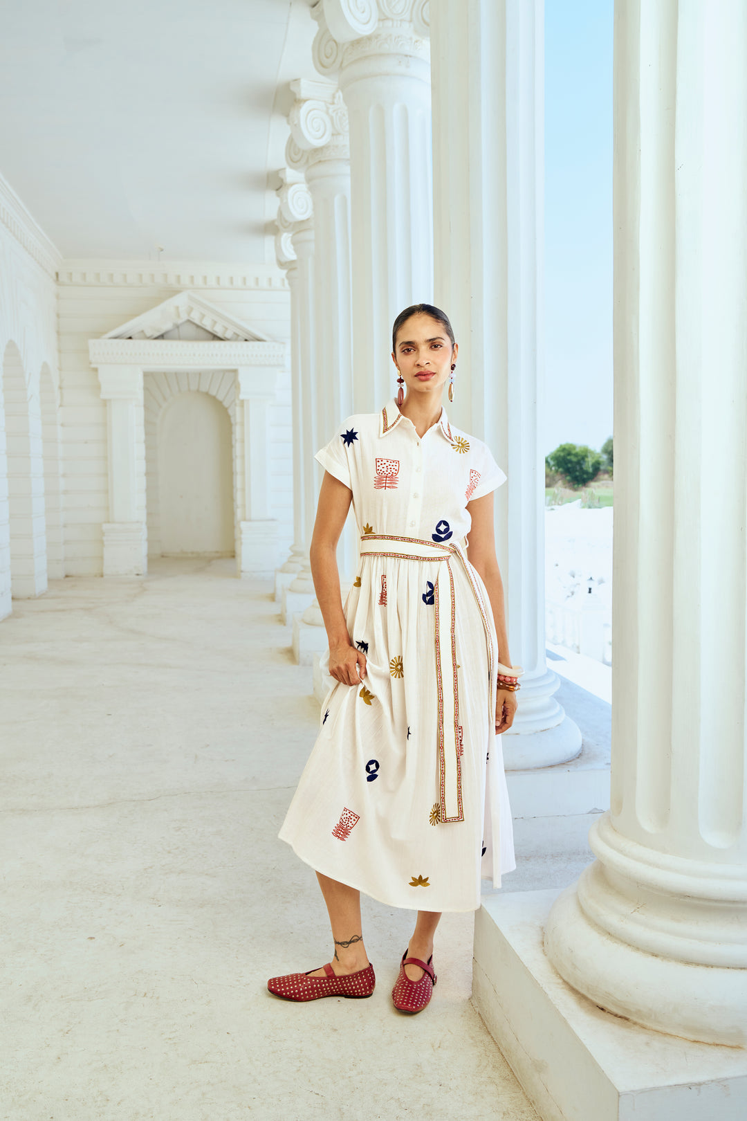 Oyster Shirt Dress