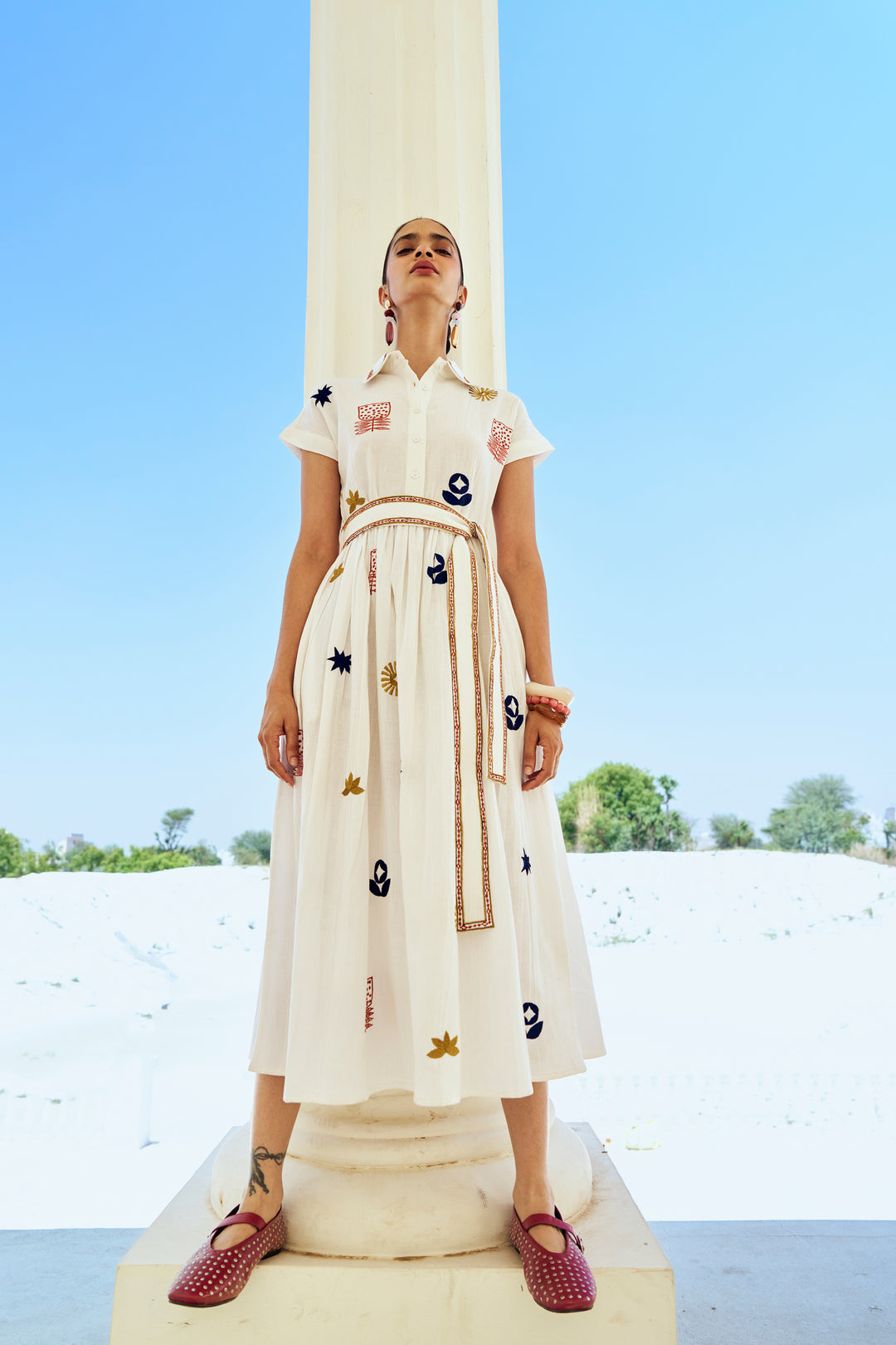 Oyster Shirt Dress