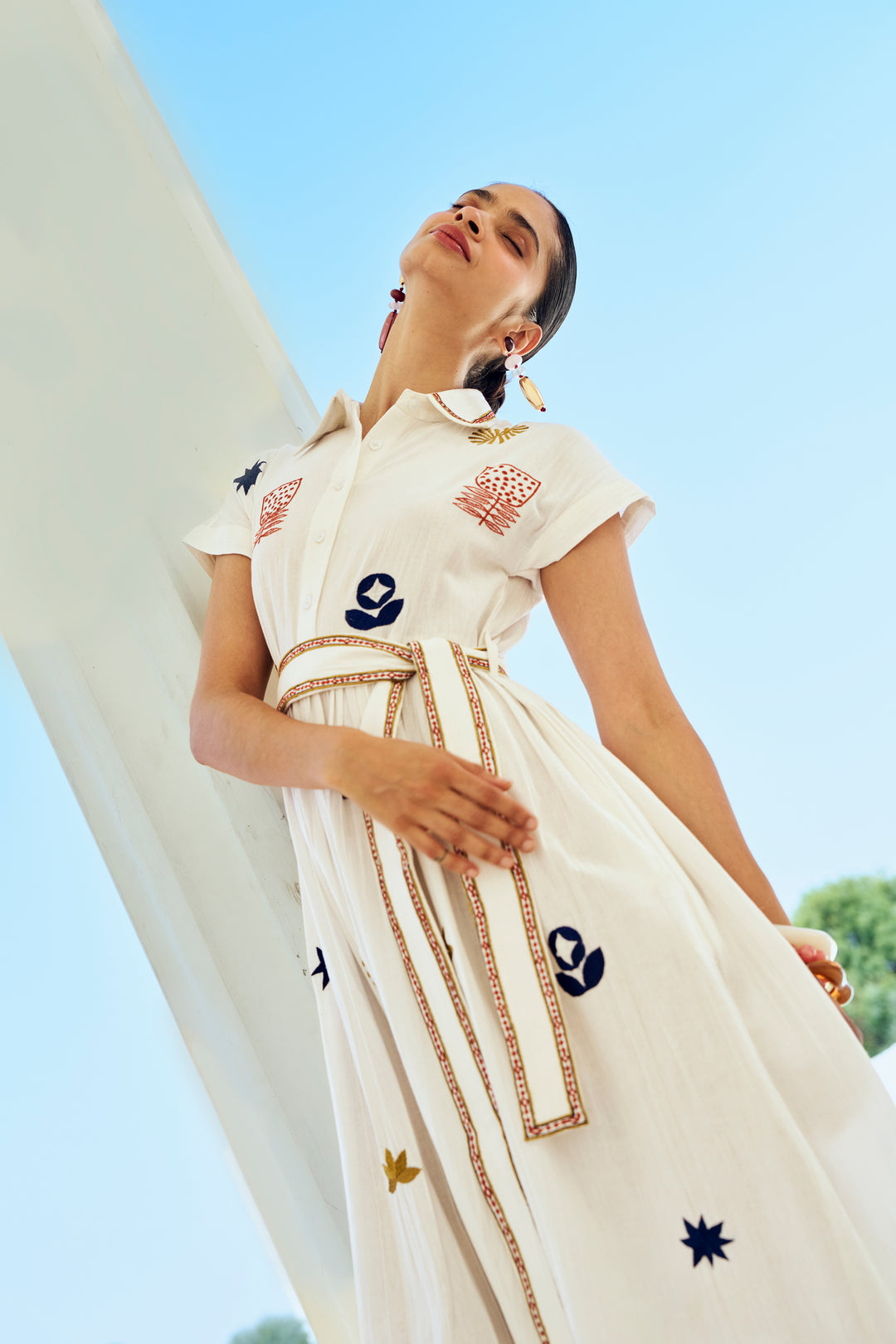 Oyster Shirt Dress