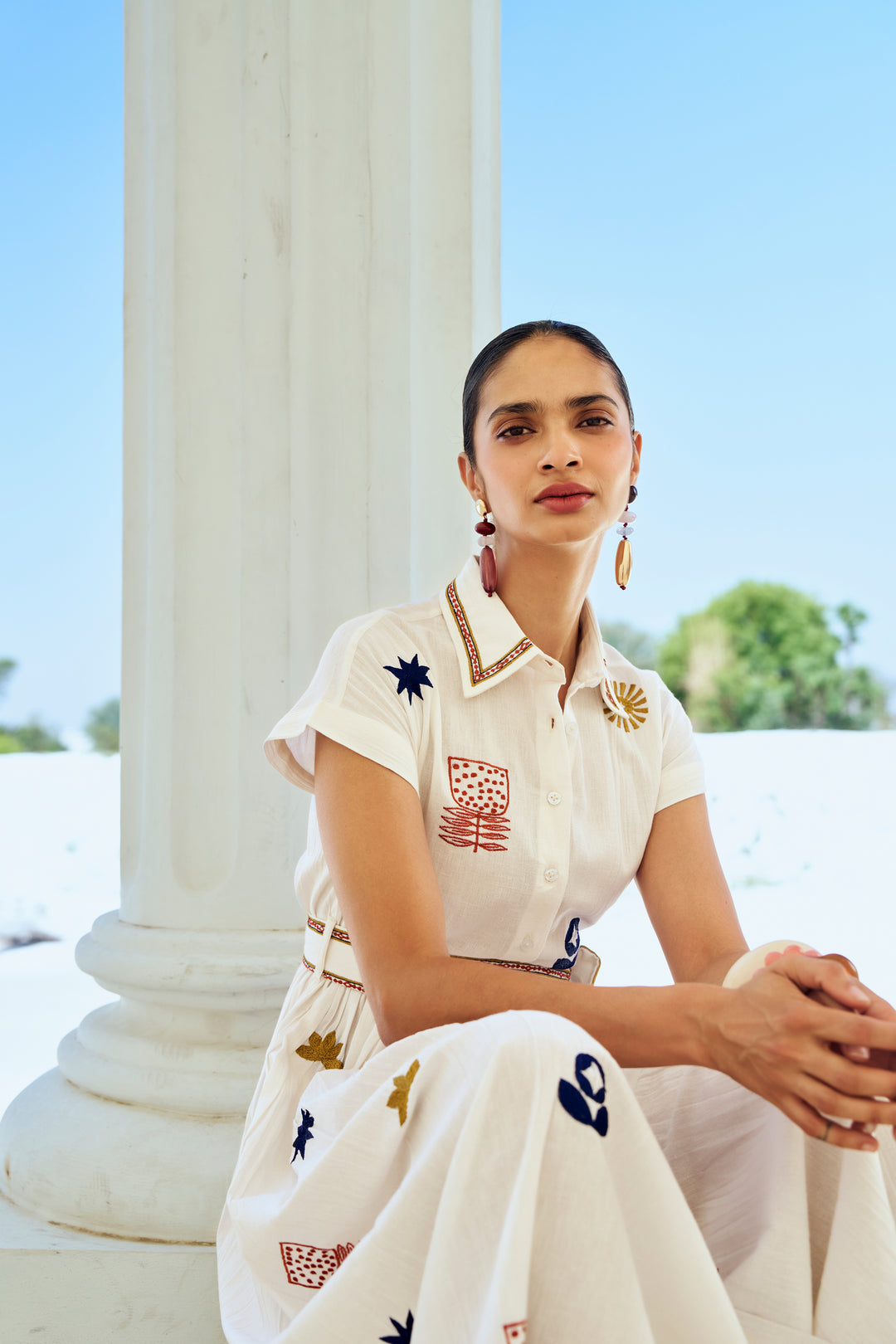 Oyster Shirt Dress