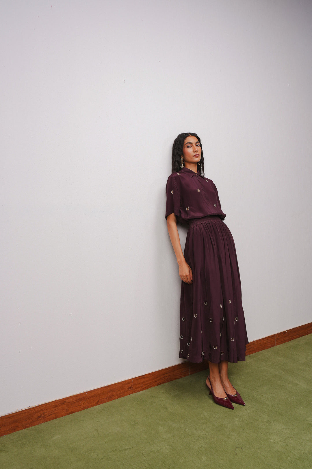Plum Skirt