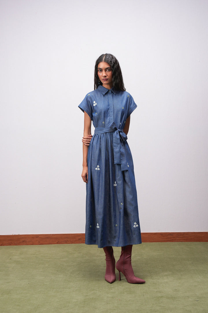 Celestial Shirt Dress
