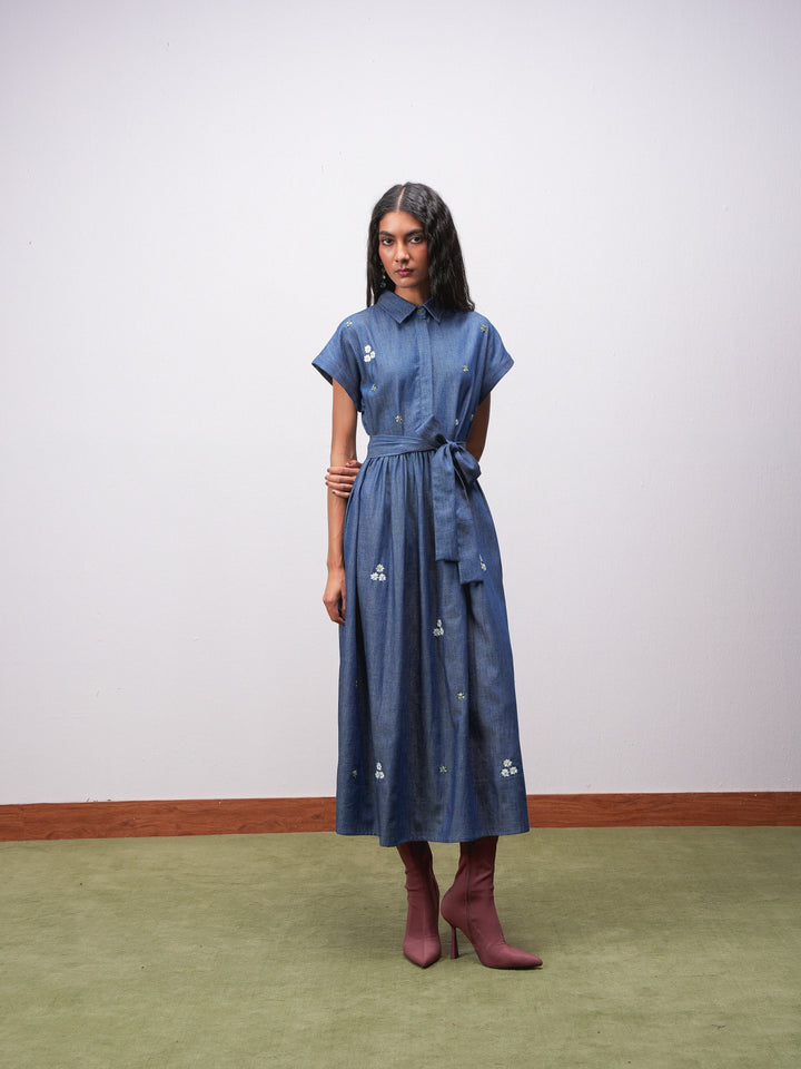Celestial Shirt Dress