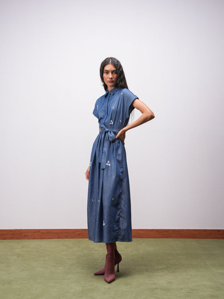 Celestial Shirt Dress