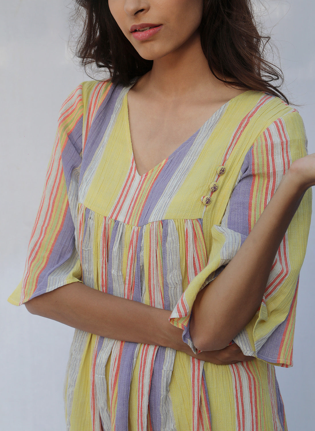 Wild Jo Gathered Dress 