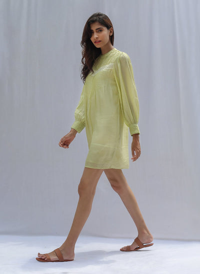 Shop Pin-Tucked Dress 