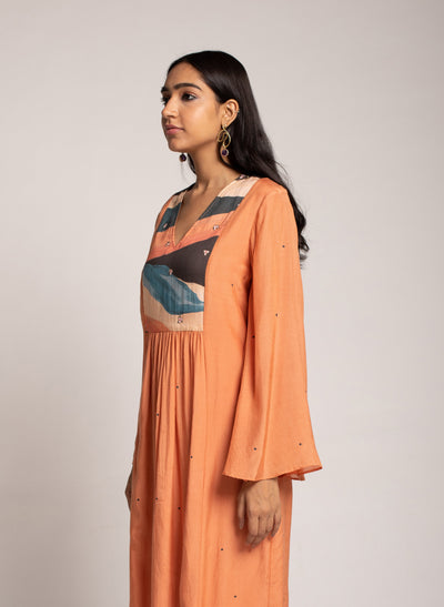 Get Kira Dress in Orange Online
