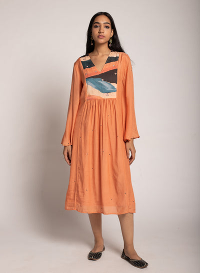 Buy Kira Dress in Orange