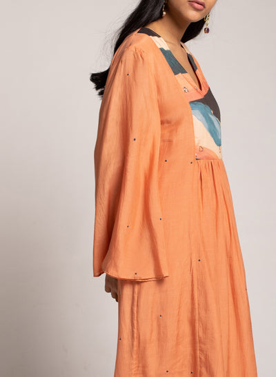 Kira Dress in Orange