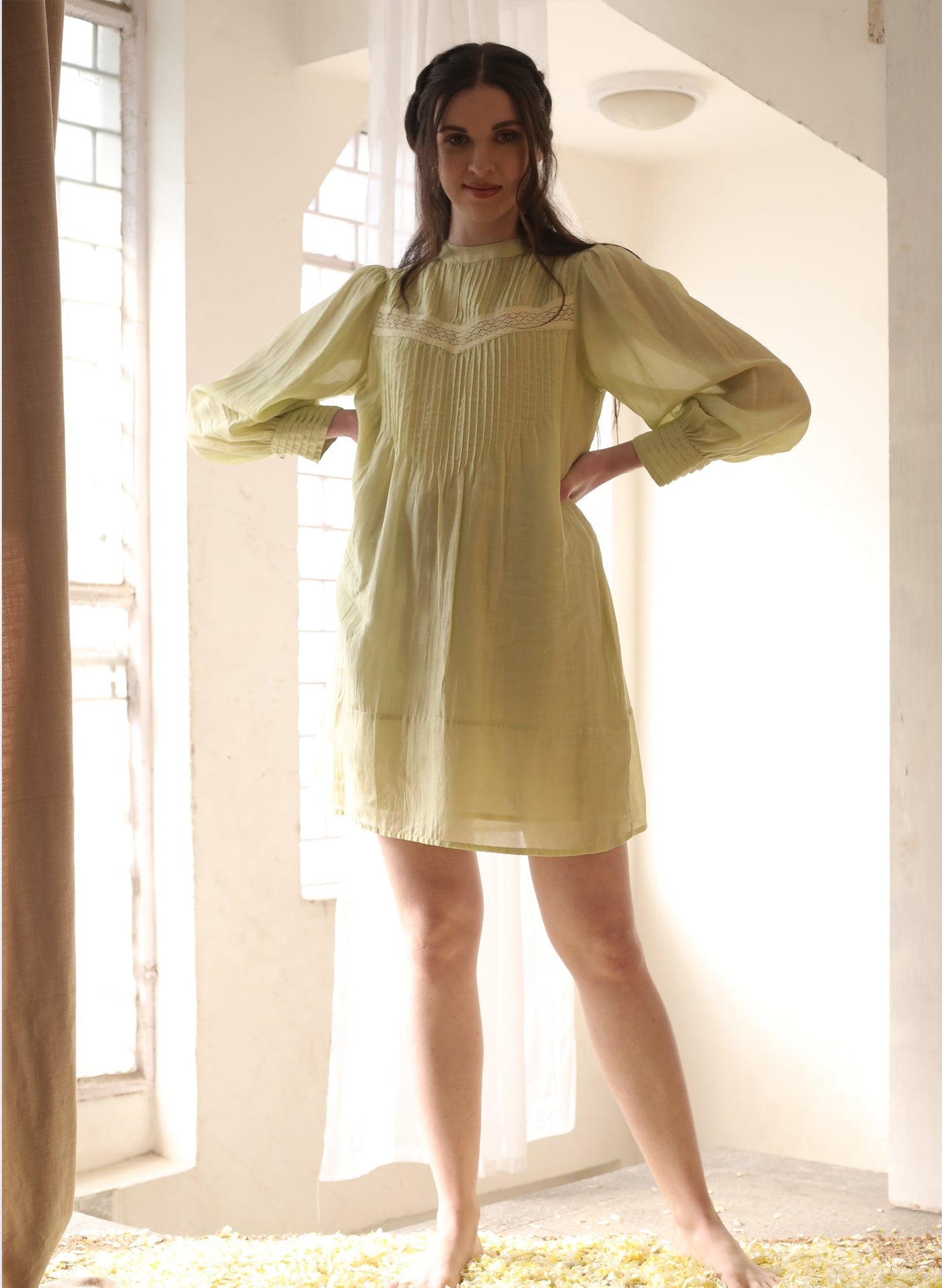 Buy Pin-Tucked Dress 