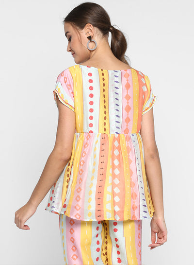 Buy Delphinium Peplum Top