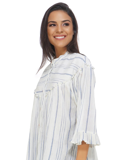 Buy Vanilla Frill Shirt Online