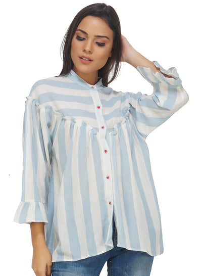 Buy Online Frost Frill Shirt