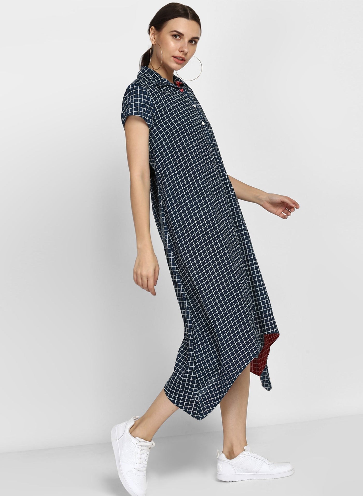 Shop Blue High Low Dress