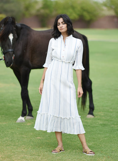 Shop Online Vanilla Frill Dress