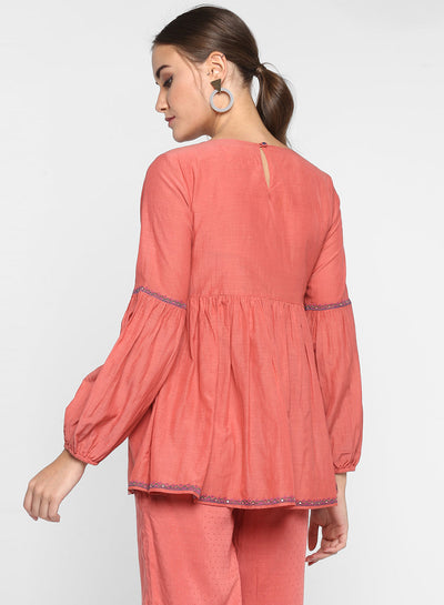 Peony Peplum Top Online