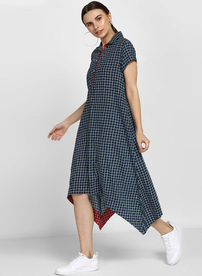 Buy Blue High Low Dress Online
