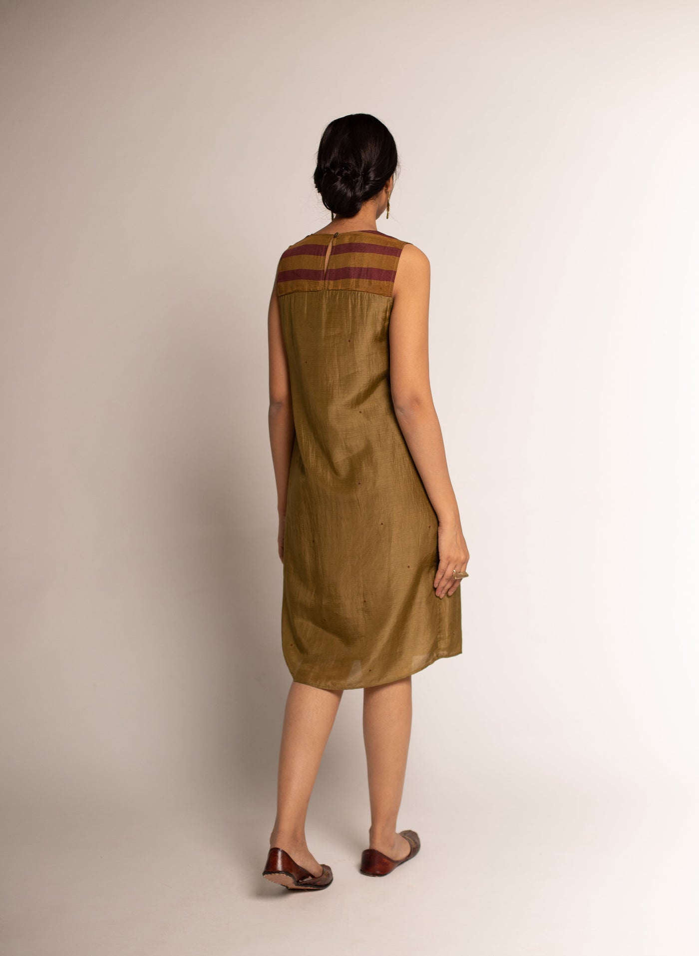 Bamboo Silk Cut Sleeve Dress Online