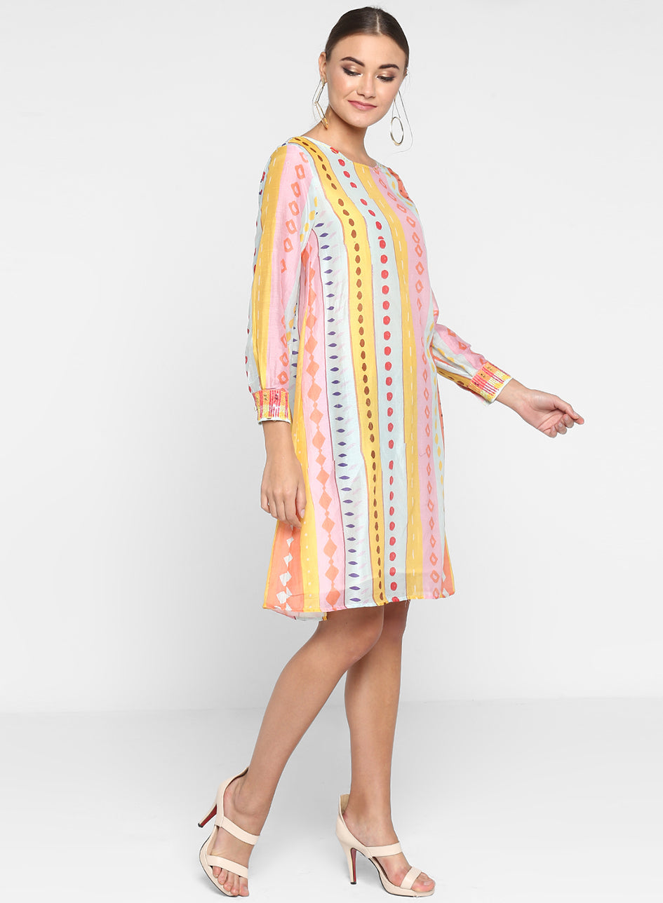 Delphinium Box Dress for Women