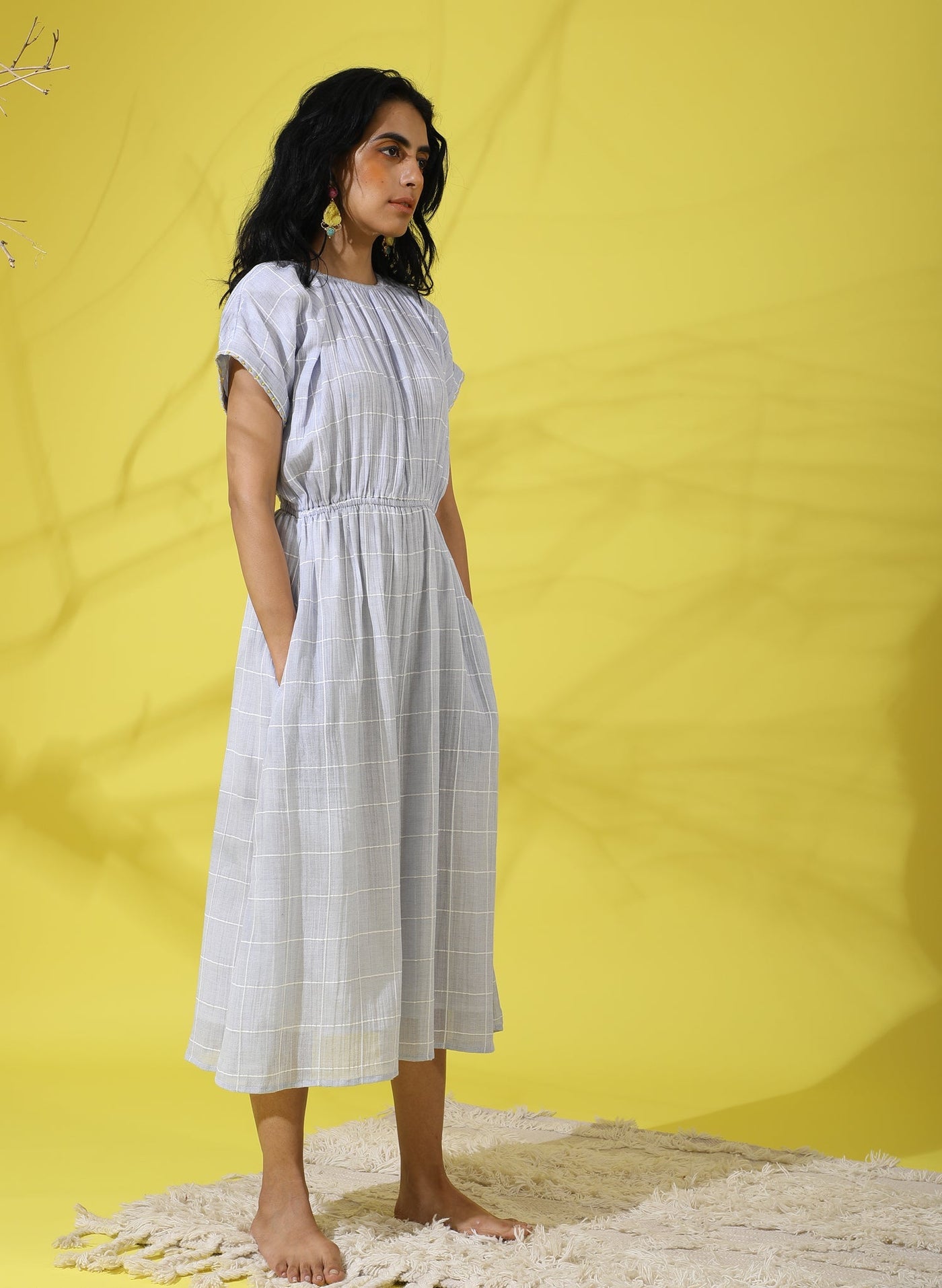 Buy Bell Sleeve Midi Dress Online