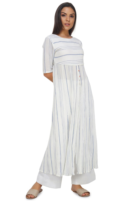 Women's Vanilla Slit Kurta