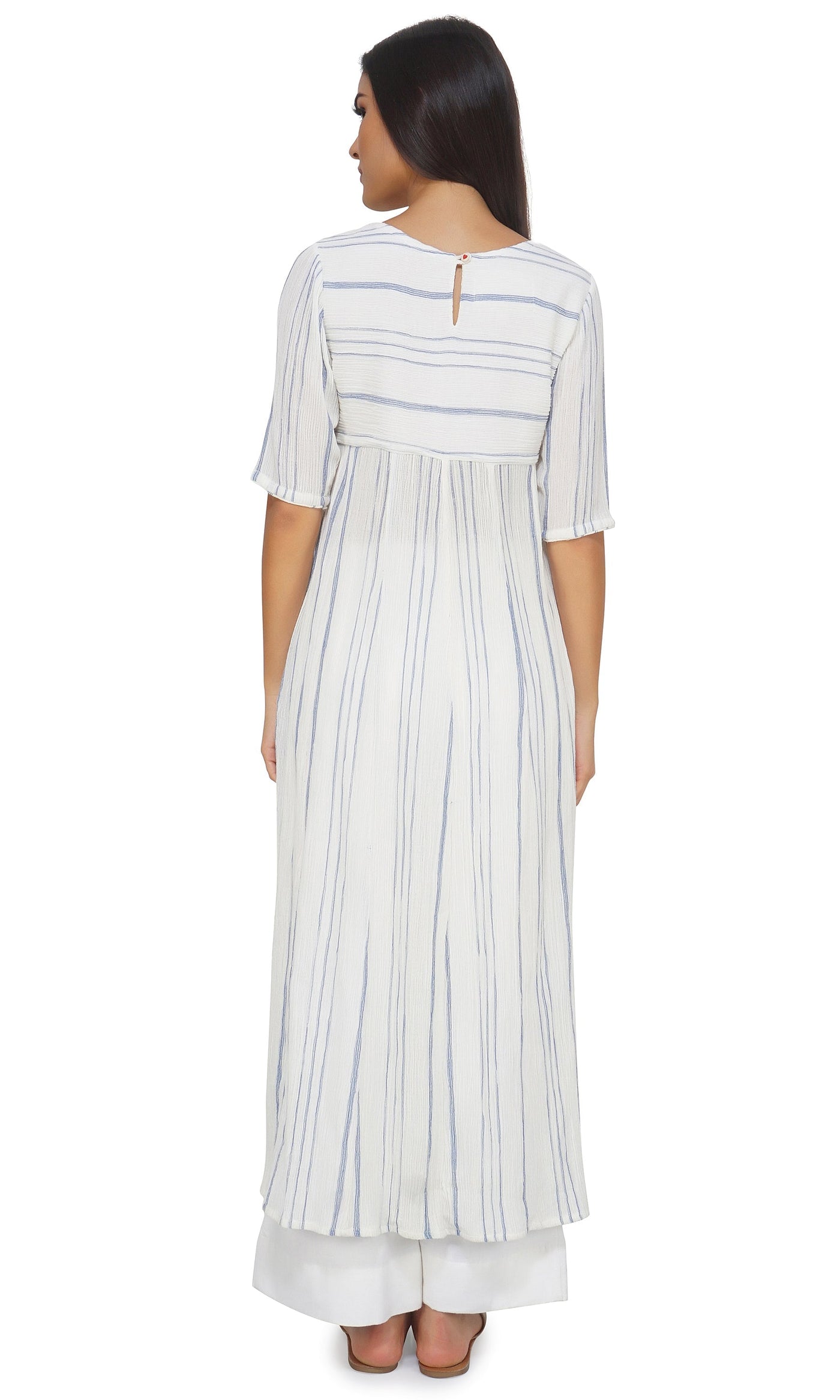 Women's Online Vanilla Slit Kurta