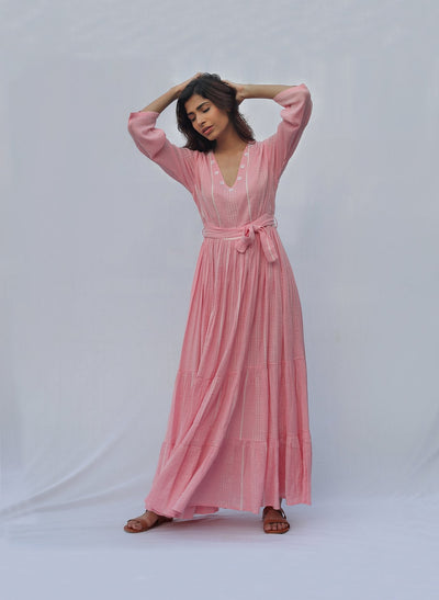 Online Luna Gathered Tier Dress