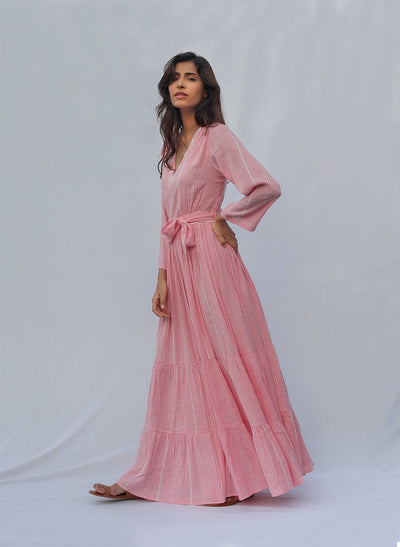 Luna Gathered Tier Dress for Women