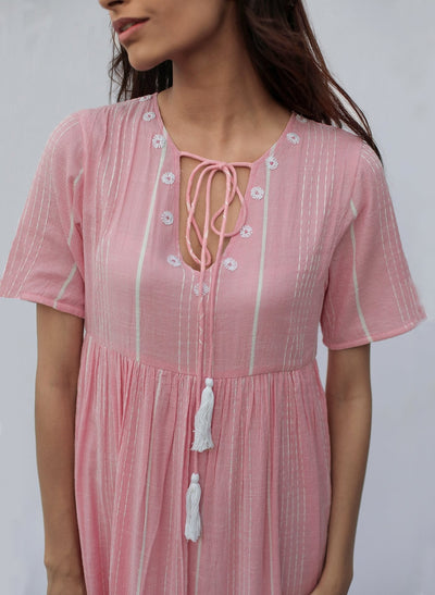 Shop Luna Gathered Midi Dress