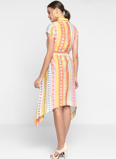 Delphinium Collar Dress for Women