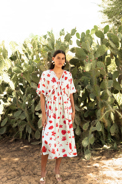 Azure Kaftan Dress