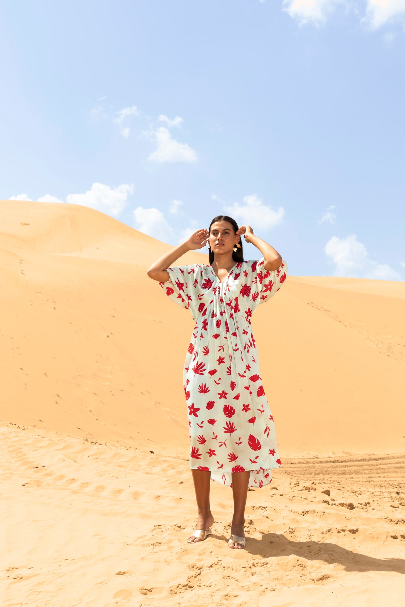 Azure Kaftan Dress