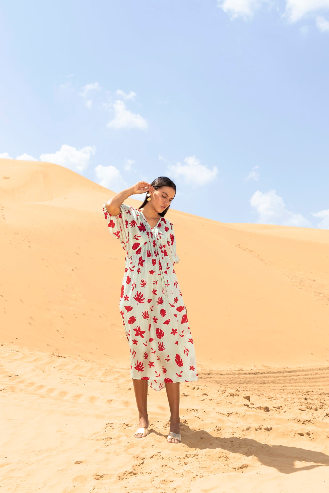 Azure Kaftan Dress