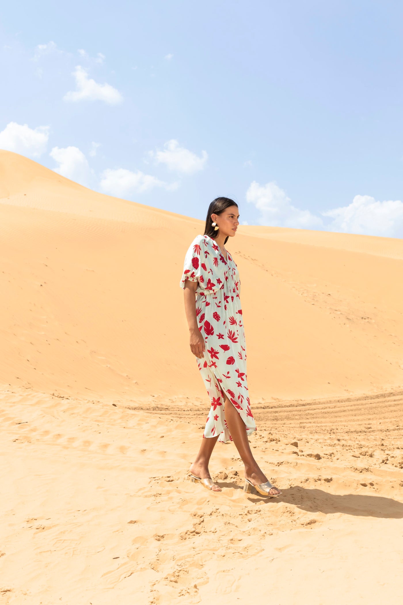 Azure Kaftan Dress
