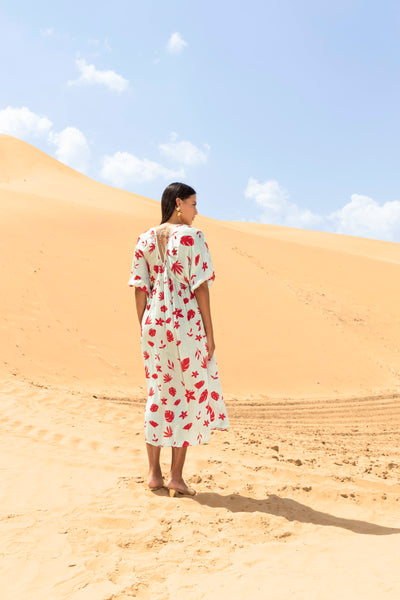 Azure Kaftan Dress