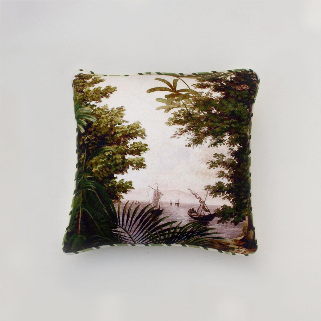 Online Bear Grass Printed Cushion Cover