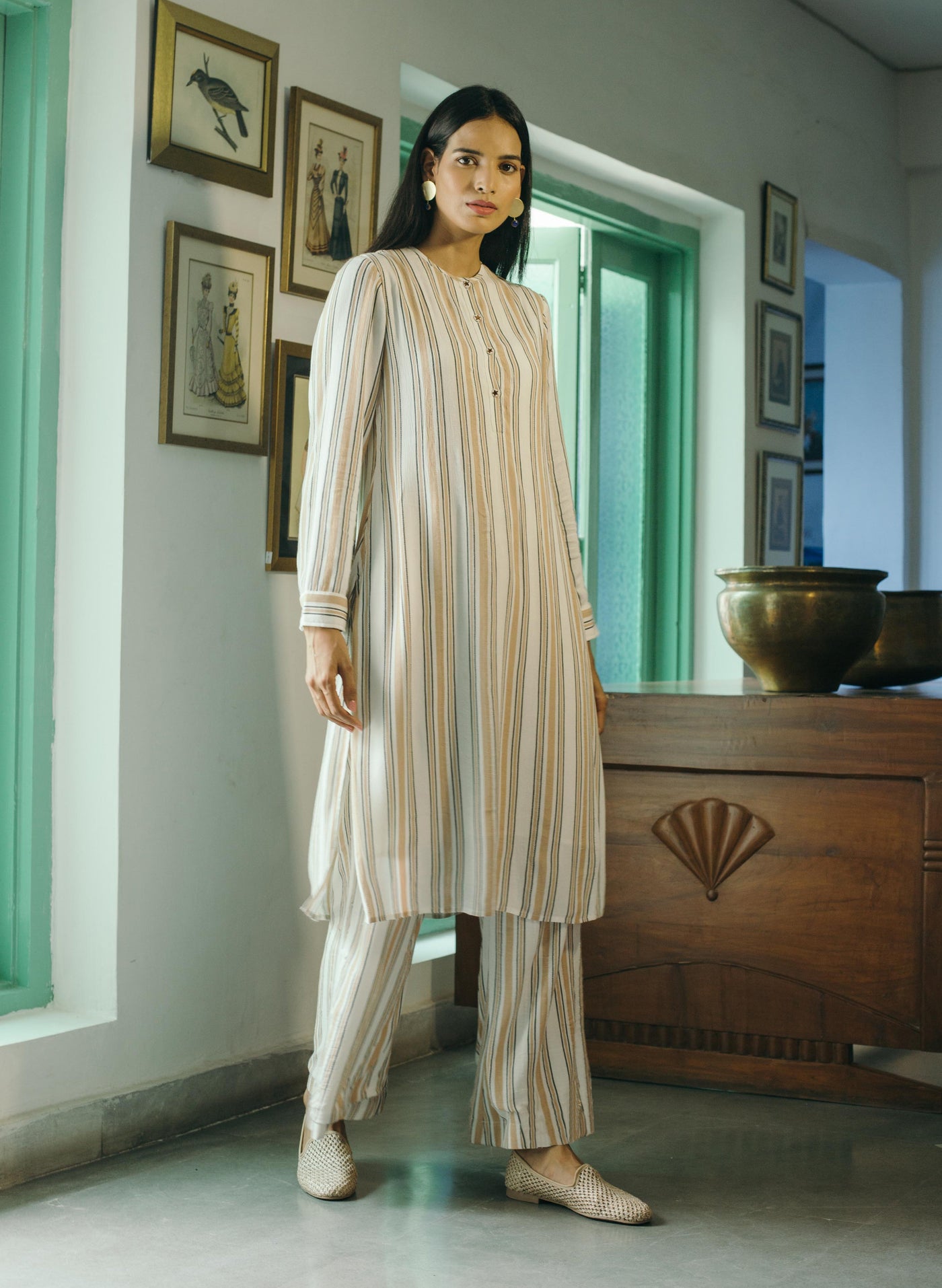 Buy Biscotti Striped Kurta