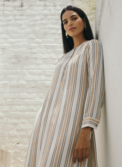 Biscotti Striped Kurta Online
