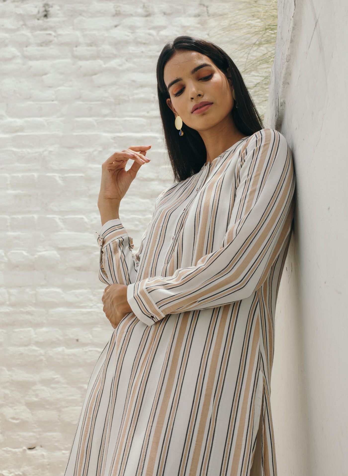 Biscotti Striped Kurta for Women