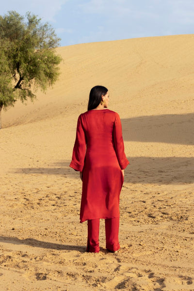 Crimson Glow Tunic
